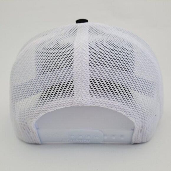 Bush Hog American Machinery Retro Patch Richardson 112 Trucker Cap Black White main image 4